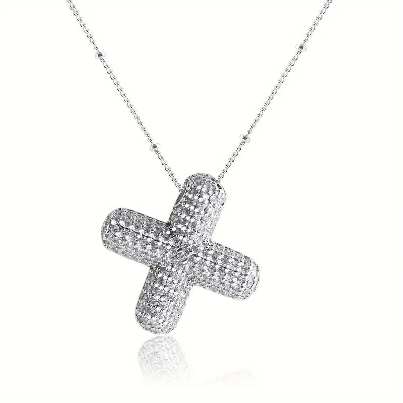 Skanto | Alphabet Diamond Pendant Necklace