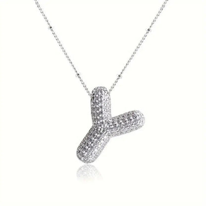 Skanto | Alphabet Diamond Pendant Necklace