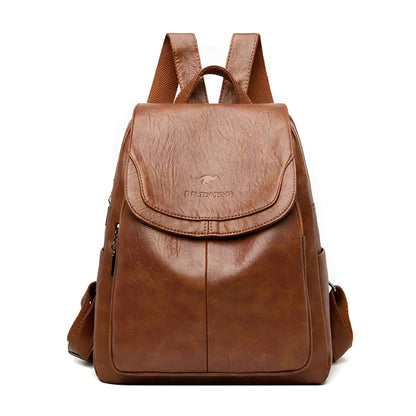 BowLift | Vintage Leather Women's Backpack - Isabella