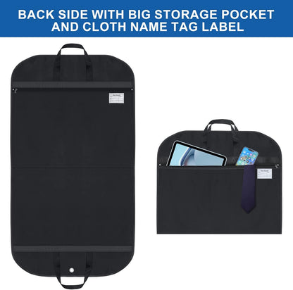 Waterproof Oxford Garment Bag – Suit Cover with Gusset & Pockets (2-Pack) | Bowlift