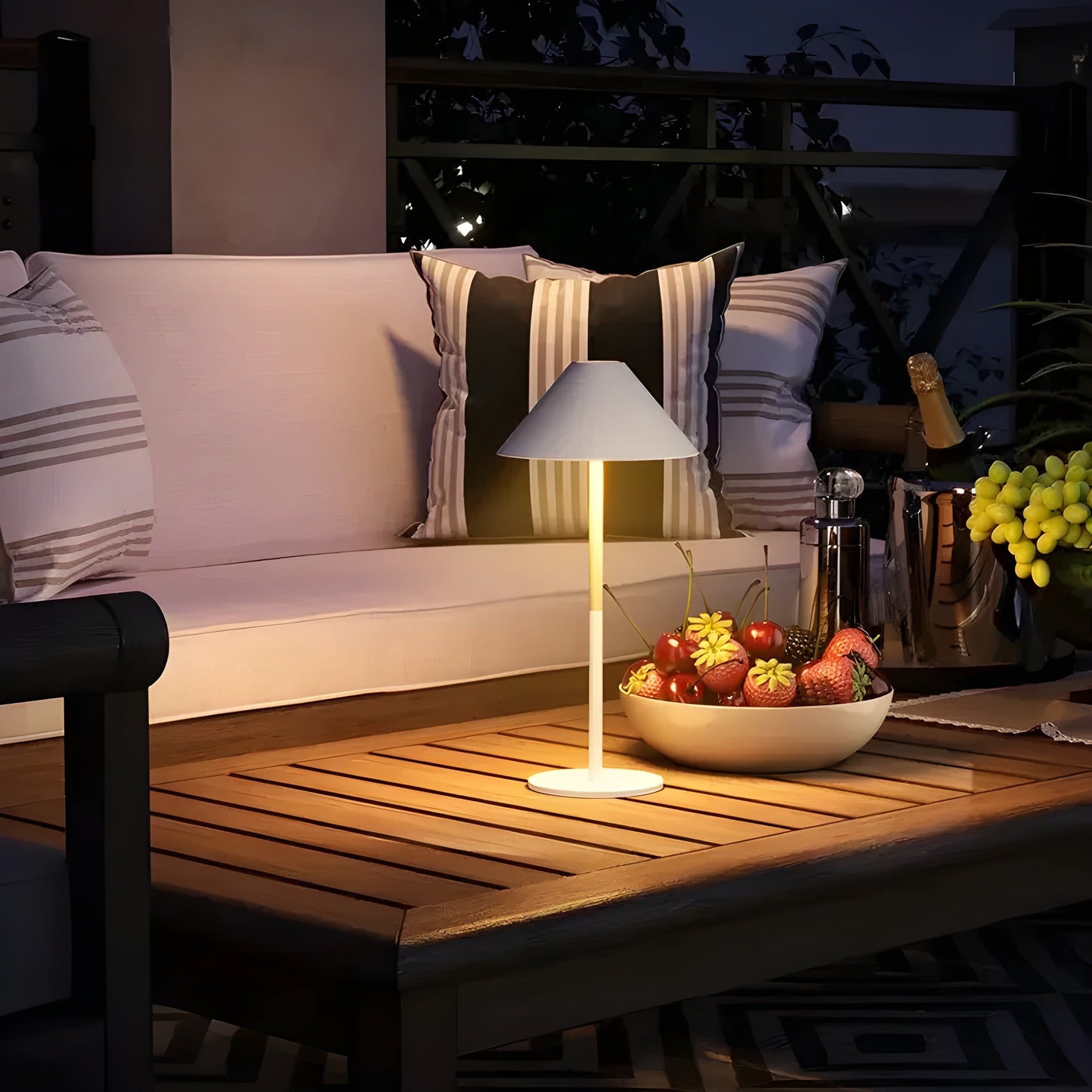 BowLift | Minimalistic dimmable Touch table lamp - waterproof and rechargeable light Color