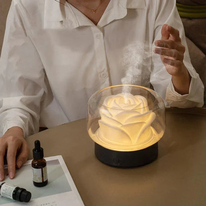 Skanto | Aromatherapy Humidifier – Elegant Ultrasonic Diffuser with LED & Essential Oil Function