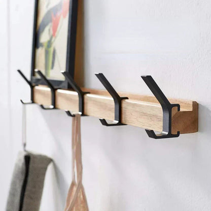 Skanto | Modern Black Nordic Style Adjustable Coat Rack
