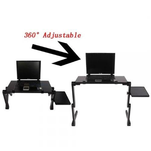 BowLift | 360° Adjustable Vented Foldable Laptop Notebook Desk Tray