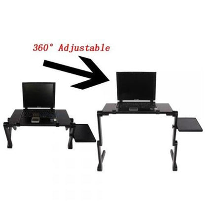 BowLift | 360° Adjustable Vented Foldable Laptop Notebook Desk Tray