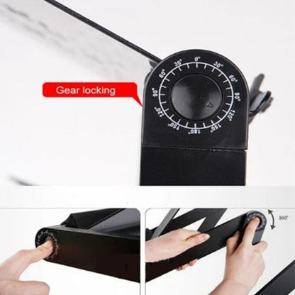 BowLift | 360° Adjustable Vented Foldable Laptop Notebook Desk Tray