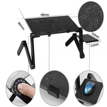 BowLift | 360° Adjustable Vented Foldable Laptop Notebook Desk Tray